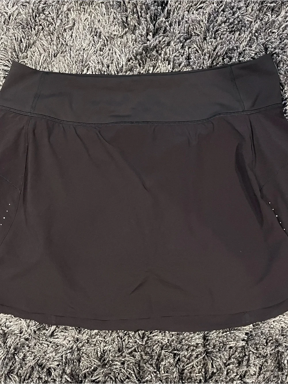 🌸ATHLETA RUN WITH IT BLACK SKORT 16IN SIZE XL🌸